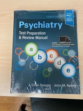 Psychiatry Test Preparation & Review Manual - Blue/Green Cover